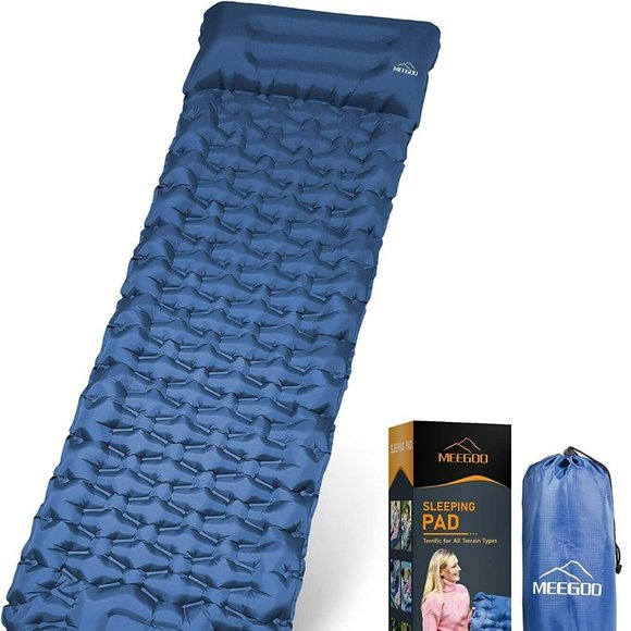 Camping Foot Press Inflatable Sleeping Pad - Picture 1 of 9
